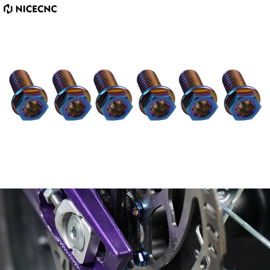 NICECNC Electric Dirt Bike M6 Rear Brake Disc Pad Screws Kit For Sur-Ron Light Bee X S L1E Surron Electric Bike Segway X160 X260 RISE DEFENSE SYSTEMS.AI PRODUCTS