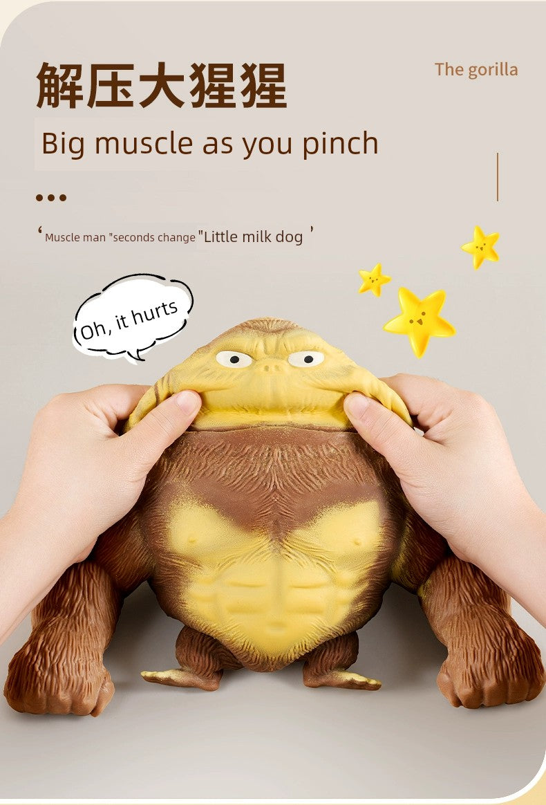 Internet Celebrity Funny Fun Pressing Vent Toy Gorilla RISE DEFENSE SYSTEMS.AI PRODUCTS