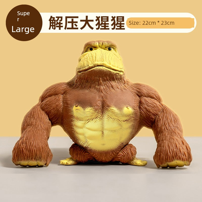 Funny Quirky Squeezing Toy Vent Pressing Gorilla RISE DEFENSE SYSTEMS.AI PRODUCTS