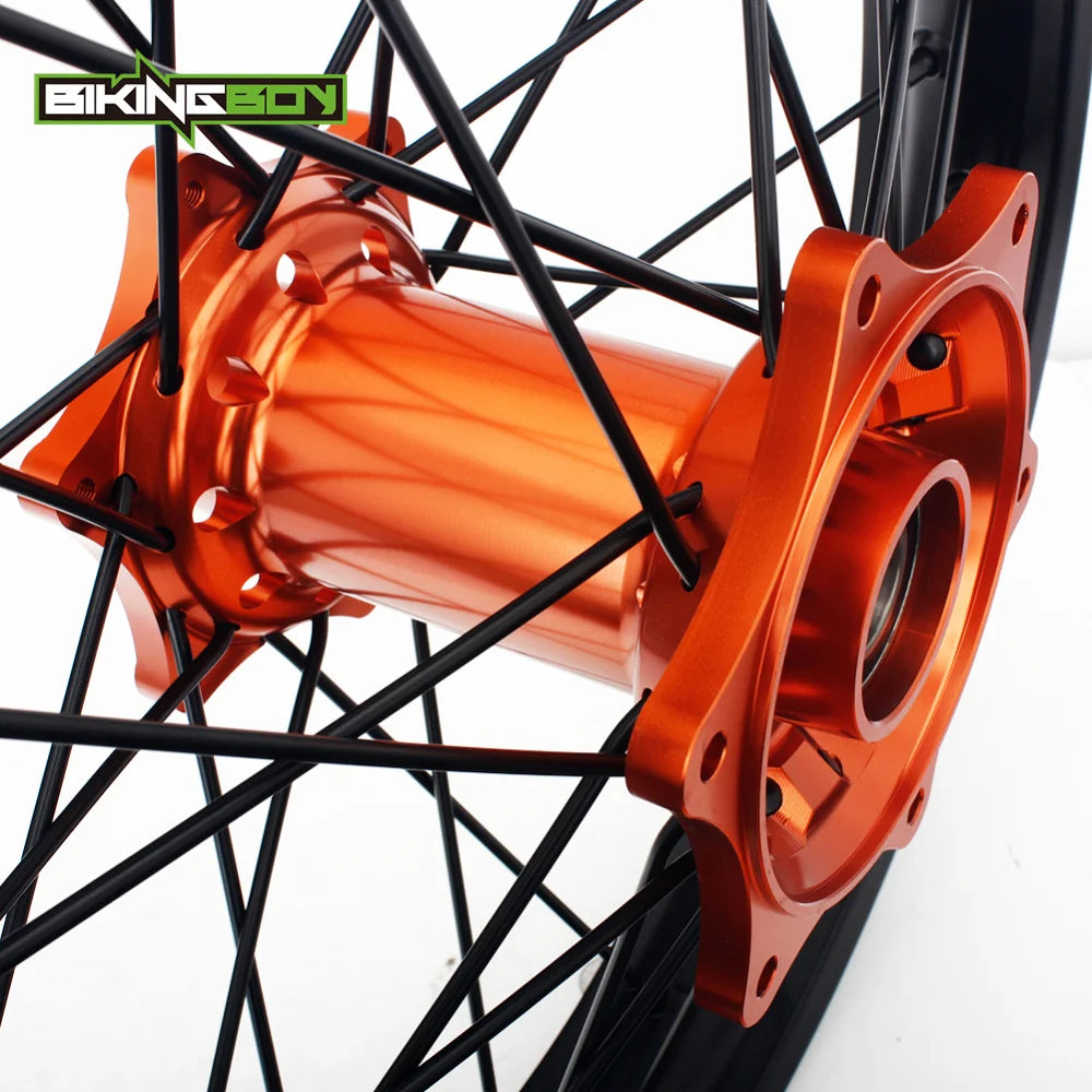 BIKINGBOY 21" 19" / 18" Wheel Rim Hub For KTM 125-540 250 300 350 400 450 500 525 EXC MXC SXF GS SX XC F W SXS SX For Husqvarna RISE DEFENSE SYSTEMS.AI PRODUCTS