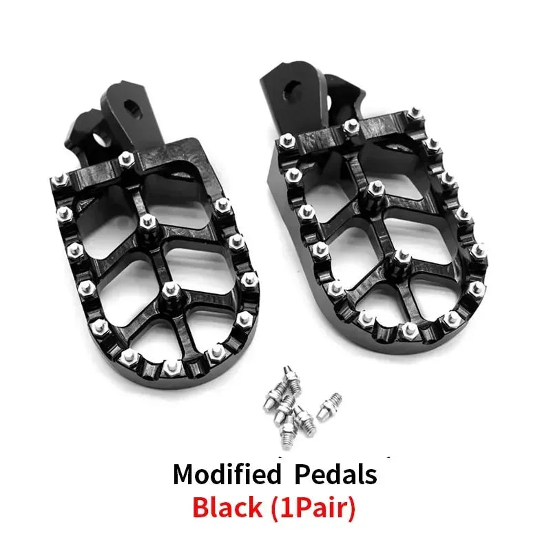 Motorcycle Footpegs Foot Pegs Rests Pedals For Surron Sur-Ron Light Bee Electric Dirt Bike Footrest RISE DEFENSE SYSTEMS.AI PRODUCTS