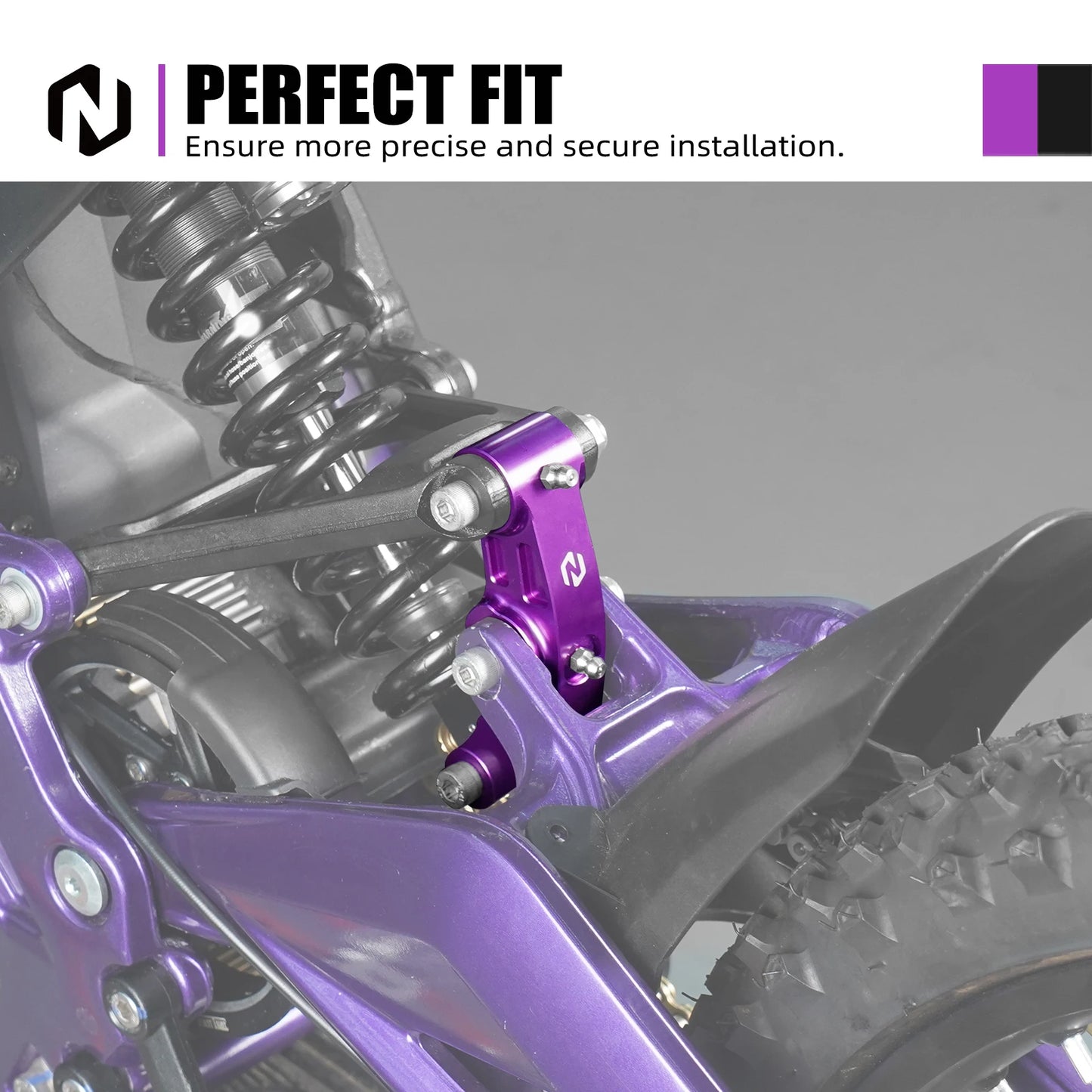 For Surron Light Bee X S L1E Segway X160 X260 Surron NICECNC Electric Dirt Bike Rear Suspension Linkage Shock Absorber Connector RISE DEFENSE SYSTEMS.AI PRODUCTS