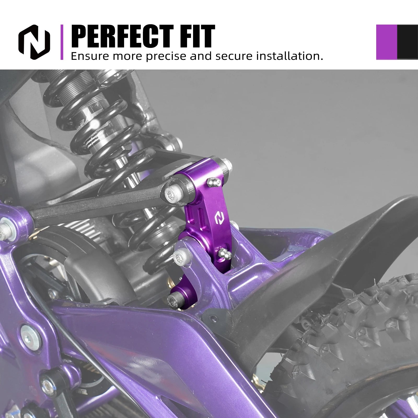 For Surron Light Bee X S L1E Segway X160 X260 Surron NICECNC Electric Dirt Bike Rear Suspension Linkage Shock Absorber Connector RISE DEFENSE SYSTEMS.AI PRODUCTS