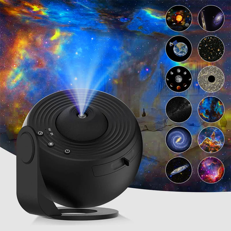 Night Light Galaxy Projector Starry Sky Projector 360° Rotate Planetarium Lamp For Kids Bedroom Valentines Day Gift Wedding Deco RISE DEFENSE SYSTEMS.AI PRODUCTS