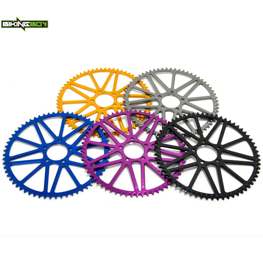 BIKINGBOYFor Sur-Ron Light Bee X Surron LBX For Talaria Sting For Segway X160 X260  420 Chain 52T 54T 58T 64T Rear Sprocket MX RISE DEFENSE SYSTEMS.AI PRODUCTS