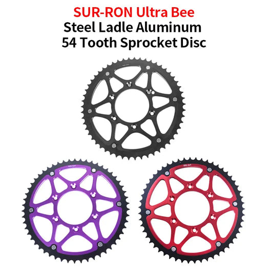 For SUR-RON Ultra Bee Steel-clad Aluminum 54 Tooth Sprocket Disc Plate E-bike Off-road Dirtbike Motorcycle Accessories SURRON RISE DEFENSE SYSTEMS.AI PRODUCTS