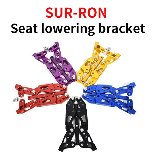 For SURRON Light Bee X Seat Lowering Bracket Lower Stand Set Kit Off-road Dirtbike Bicycle Motorcycle Accessories SUR-RON RISE DEFENSE SYSTEMS.AI PRODUCTS