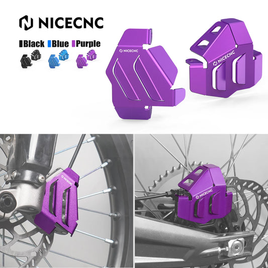 NICECNC For Surron Light Bee X S L1E Segway X160 X260 Surron Electric Dirt Bike Front Rear Brake Caliper Guard Cover Protector RISE DEFENSE SYSTEMS.AI PRODUCTS