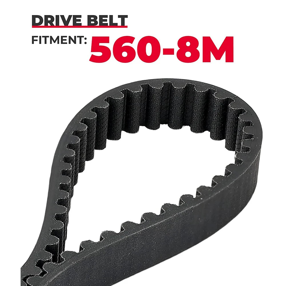 Electric Dirt Bike Drive Belt For Surron Light Bee X For Surron X160 X260 Primary Belt 560-8M Rubber Motorcycle Accessories High RISE DEFENSE SYSTEMS.AI PRODUCTS