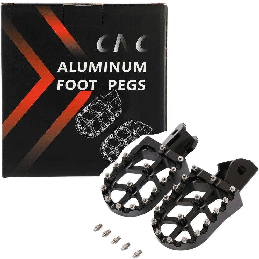Motorcycle CNC Foot Pegs Rests Footpeg Rests Pedals For TALARIA Sur Ron Light Bee X/S For Honda CRF150F/230F Electric Dirt Bike RISE DEFENSE SYSTEMS.AI PRODUCTS