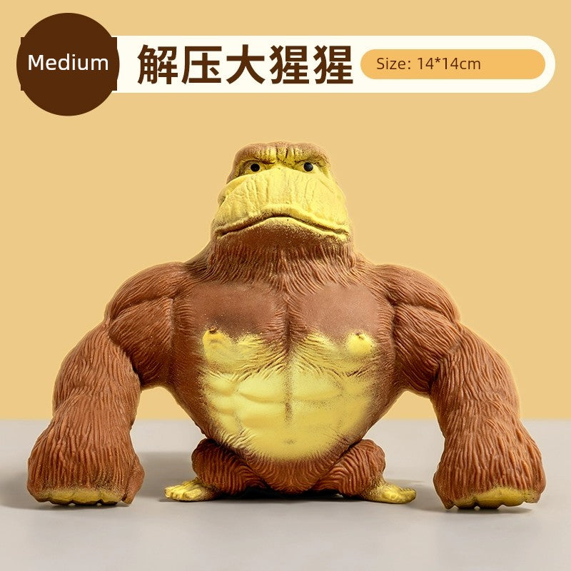 Internet Celebrity Funny Fun Pressing Vent Toy Gorilla RISE DEFENSE SYSTEMS.AI PRODUCTS