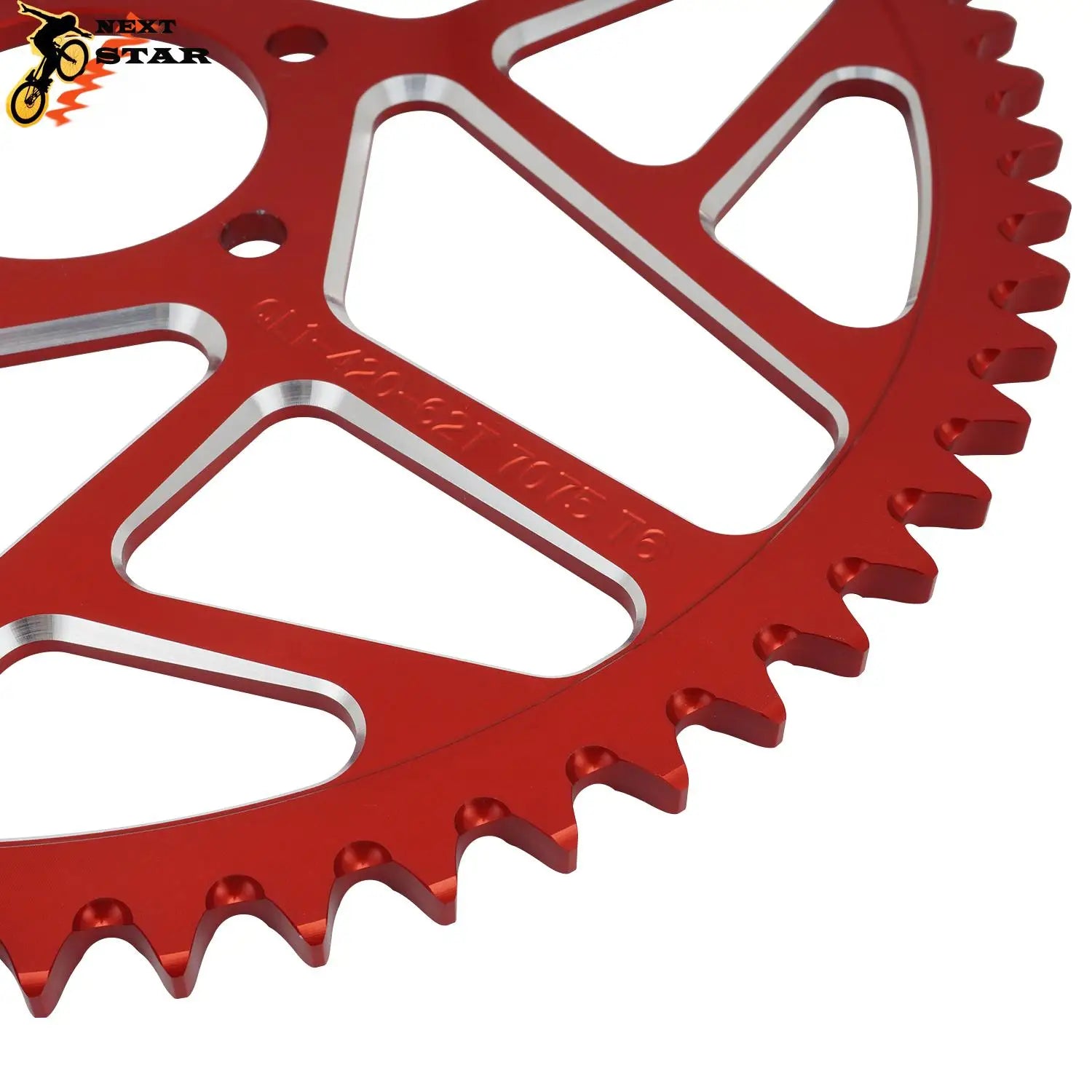 For Sur-Ron 58T 62T Sprocket 106 112 120 Chain Set Surron Light Bee S X Talaria Sting Electric Dirt Bike Motorcycle CNC Parts RISE DEFENSE SYSTEMS.AI PRODUCTS