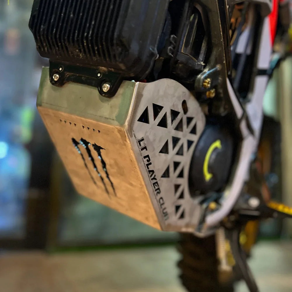 FOR  Sur-Ron Ultra Bee ULTRA BEE Electric Motocross Motorcycle Bottom Motor Stainless Steel Full Envelope Protection Chassis RISE DEFENSE SYSTEMS.AI PRODUCTS