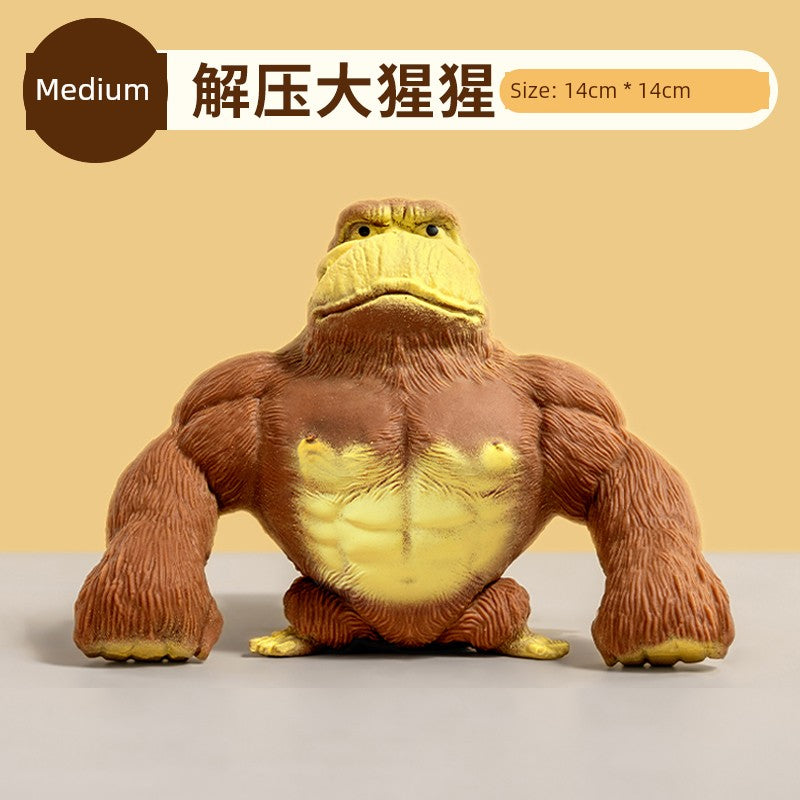 Funny Quirky Squeezing Toy Vent Pressing Gorilla RISE DEFENSE SYSTEMS.AI PRODUCTS