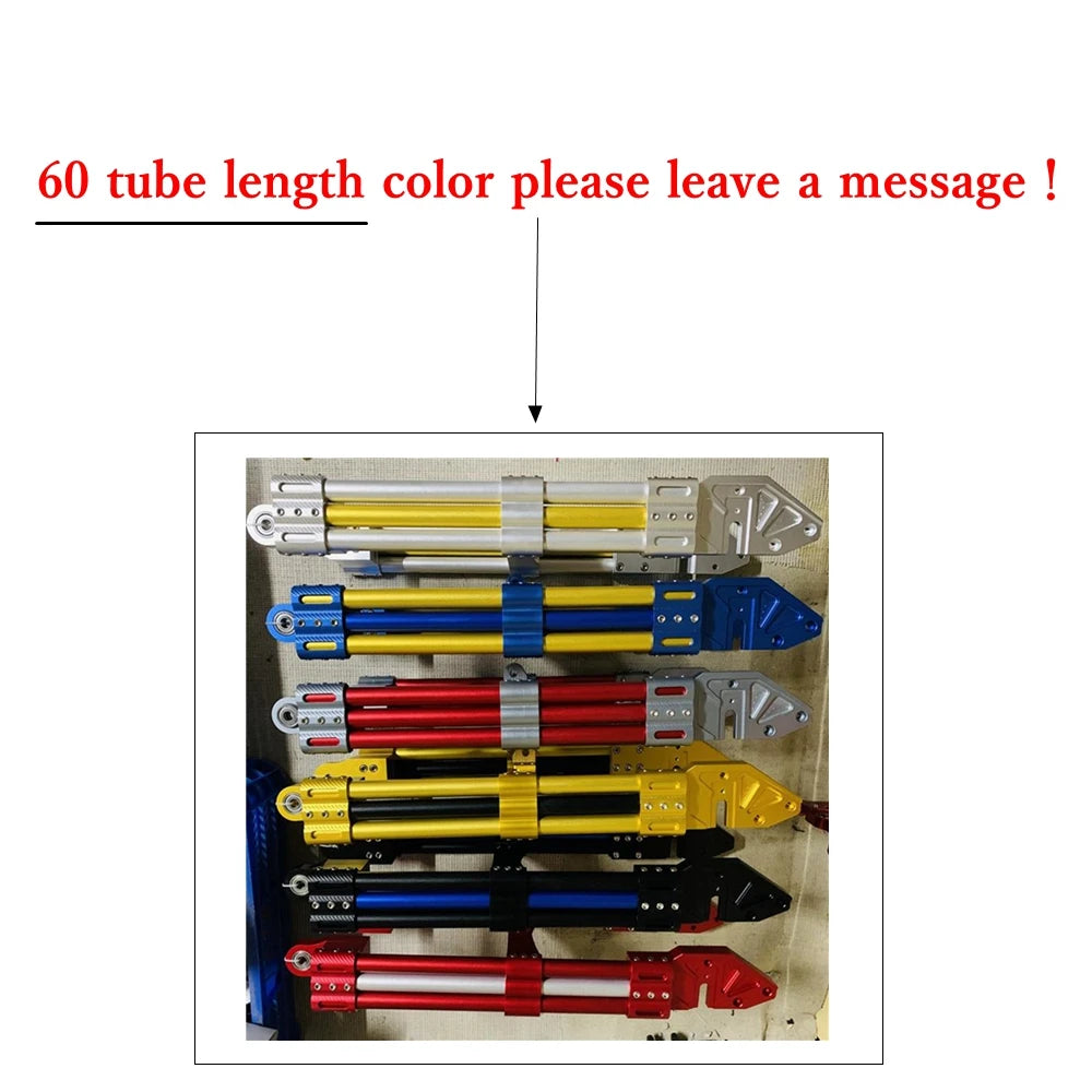 Electric Motorcycle Swing Arm New 3D CNC Adjustable 3-tube Water Pipe Rear Flat Fork Universal For M3 M5 M6 Little Monkey Modify RISE DEFENSE SYSTEMS.AI PRODUCTS