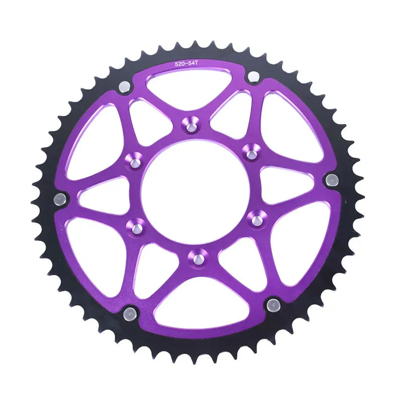 For SUR-RON Ultra Bee Steel-clad Aluminum 54 Tooth Sprocket Disc Plate E-bike Off-road Dirtbike Motorcycle Accessories SURRON RISE DEFENSE SYSTEMS.AI PRODUCTS