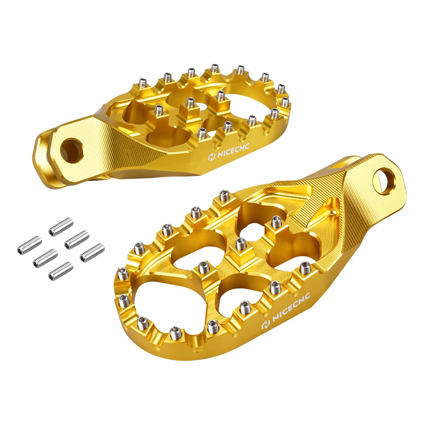 NICECNC For Suzuki DRZ400S 2000-2024 DRZ400SM 2005-2024 DR-Z400S DR-Z400SM Motorcycle Lengthened Enlarged Footpeg Footrest Pedal RISE DEFENSE SYSTEMS.AI PRODUCTS