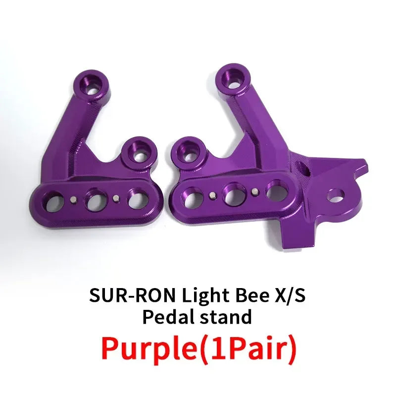 For SURRON Light Bee X/S Mod Foot Peg Mounting Brackets Accessories Light Bee Mod Foot Peg Mounting Brackets LB MOD Parts RISE DEFENSE SYSTEMS.AI PRODUCTS