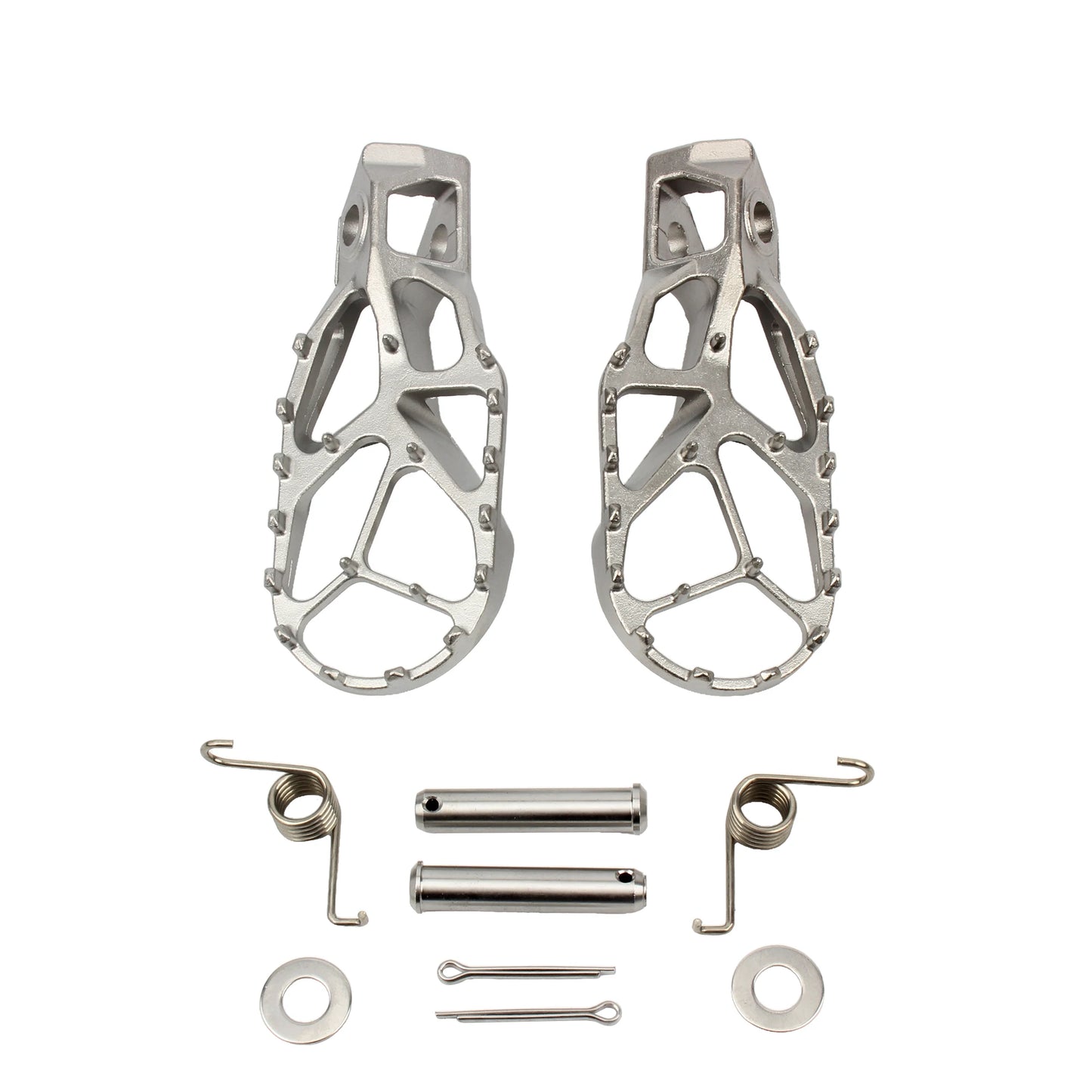 Motorcycle Foot Pegs Stainless Steel Pedal For KTM SX 125 150 250 SXF XC 350 450 2018-2024 Motocross Accessories Dirt Bike RISE DEFENSE SYSTEMS.AI PRODUCTS