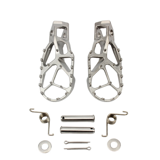 Motorcycle Foot Pegs Stainless Steel Pedal For KTM SX 125 150 250 SXF XC 350 450 2018-2024 Motocross Accessories Dirt Bike RISE DEFENSE SYSTEMS.AI PRODUCTS