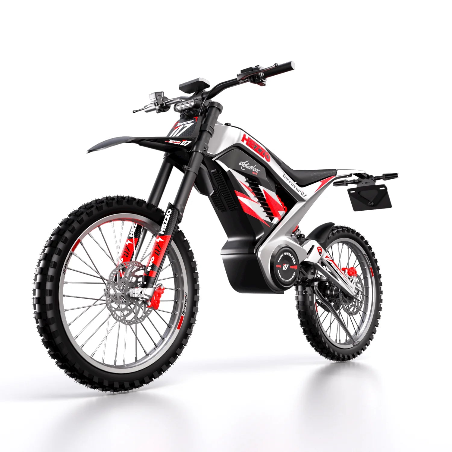 HEZZO-Electric Dirt Bike, Off-Road Ebike, Top Speed 100 km/h, 389NM, 120km Long Range, 72V, 35Ah, 8000W RISE DEFENSE SYSTEMS.AI PRODUCTS