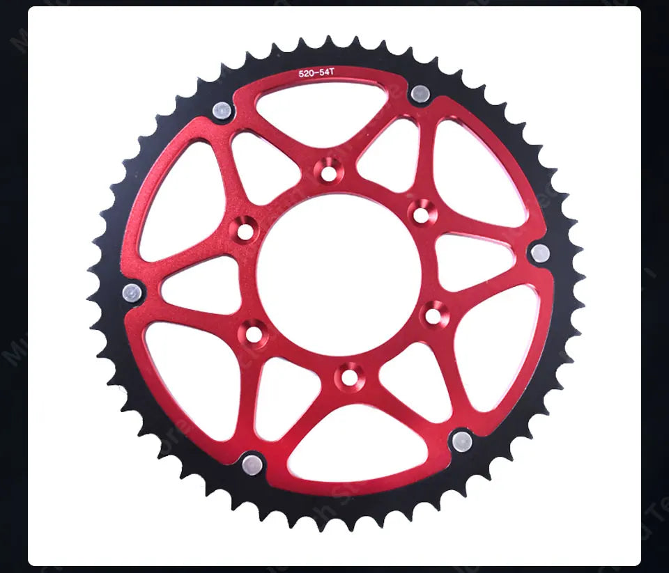 For SUR-RON Ultra Bee Steel-clad Aluminum 54 Tooth Sprocket Disc Plate E-bike Off-road Dirtbike Motorcycle Accessories SURRON RISE DEFENSE SYSTEMS.AI PRODUCTS