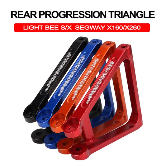 Motorcycle 7075 CNC Reinforced Rear Progression Suspension Triangle For Surron Sur-Ron Light Bee S X For Segway X160 X260 X 160 RISE DEFENSE SYSTEMS.AI PRODUCTS