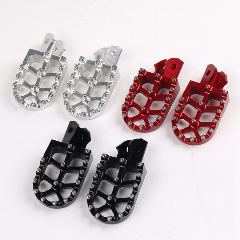 Motorcycle Footrest Footpegs Foot Pegs Rest Pedal For Sur Ron Surron Light Bee X S Off-Road Bike(Black) Accessories RISE DEFENSE SYSTEMS.AI PRODUCTS