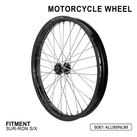 21*1.85 18*2.15 Front Rear Wheel Hubs Rims Motorcycle Accessories For Sur Ron Surron Light Bee X S Electric Vehicle Dirt E-Bike RISE DEFENSE SYSTEMS.AI PRODUCTS