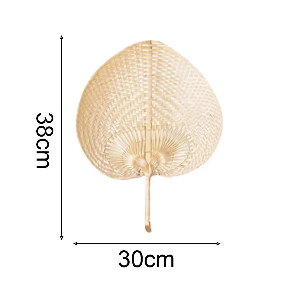 1pc  Woven Bamboo Hand Fans Wedding Favors for Guests Boho Fan Wall Decoration Raffia Folding Hand Fans Abanicos De Mano RISE DEFENSE SYSTEMS.AI PRODUCTS