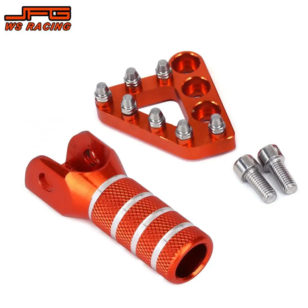 Motorcycle Footpegs Pin Shift lever Tip Foot Peg Pedals Rest For KTM SX SXF XC XCF EXC EXCF XCW XCFW 125 150 200 250 300 350-530 RISE DEFENSE SYSTEMS.AI PRODUCTS