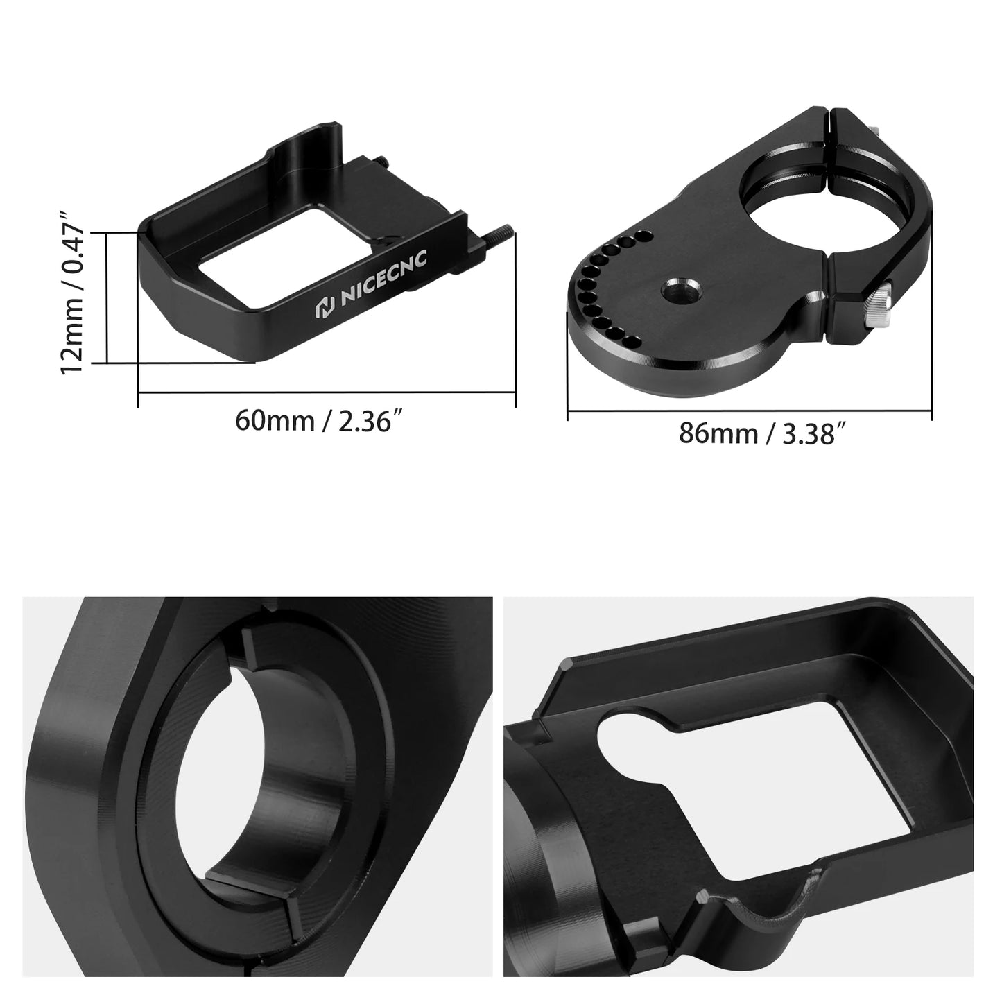 For Surron Light Bee X S L1E Digital Display Relocation Bracket Front Rear Brake Levers For Segway X160 X260 Electric Dirt Bike