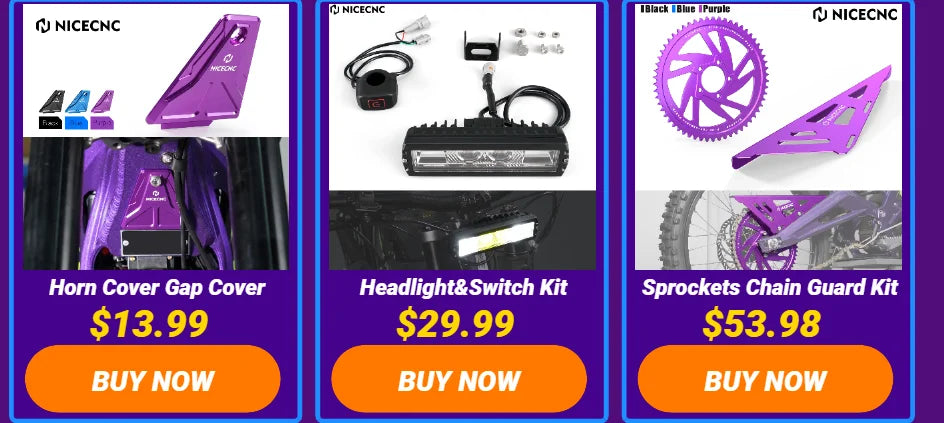 For Surron Light Bee X S L1E LBX Segway X160 X260 NICECNC Electric Dirt Bike Foot Pegs Mount Bracket Footrest Support Brace Kit RISE DEFENSE SYSTEMS.AI PRODUCTS