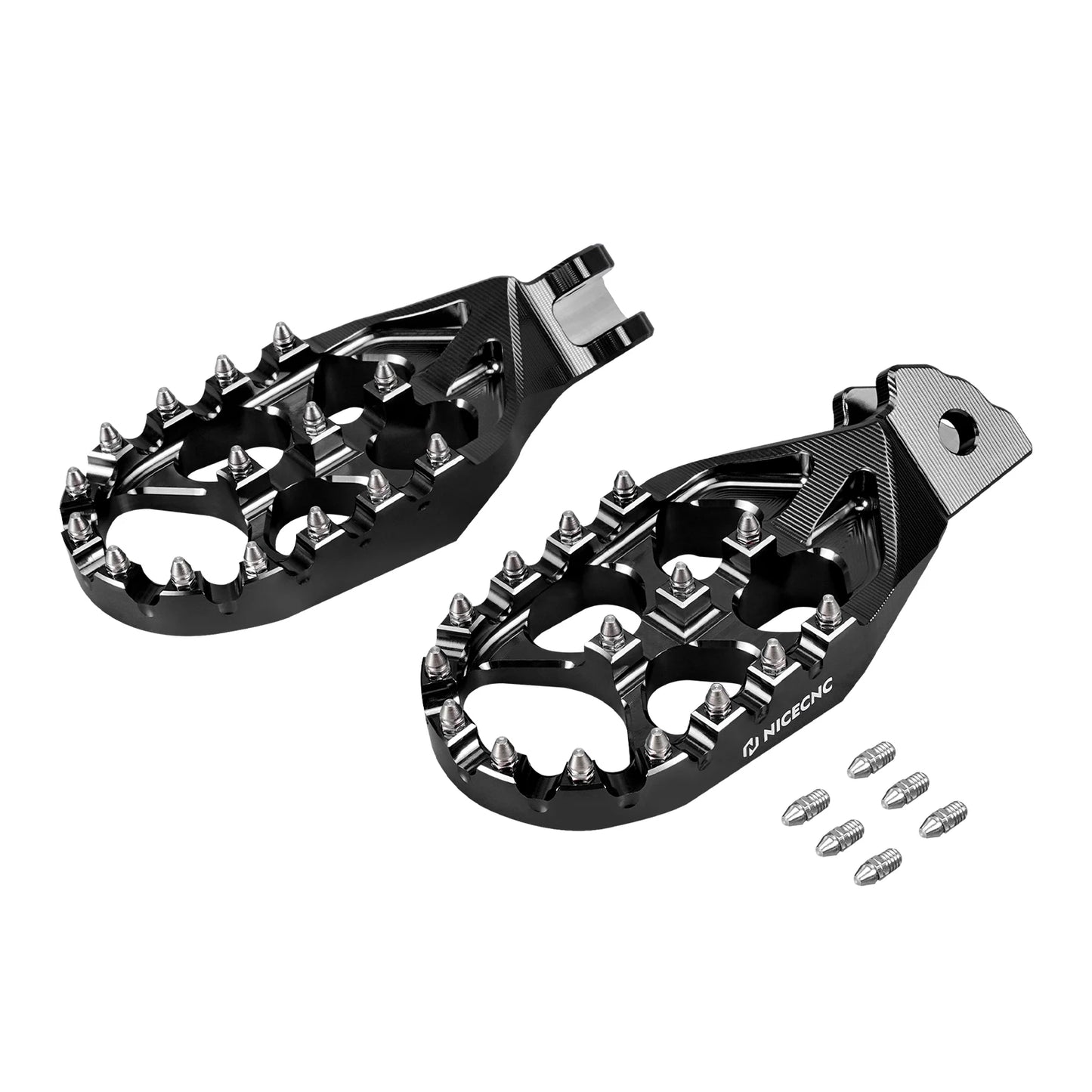 For Surron Light Bee X S L1E LBX Segway X160 X260 NICECNC Electric Dirt Bike Foot Pegs Mount Bracket Footrest Support Brace Kit RISE DEFENSE SYSTEMS.AI PRODUCTS
