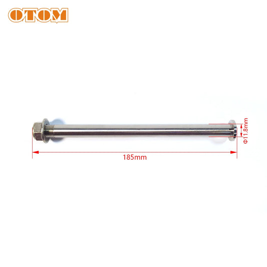 OTOM Motorcycle Steel Rear Axle With Nut For SURRON Light Bee X Universal Extended Version Electric Off-Road Tires Accessories RISE DEFENSE SYSTEMS.AI PRODUCTS