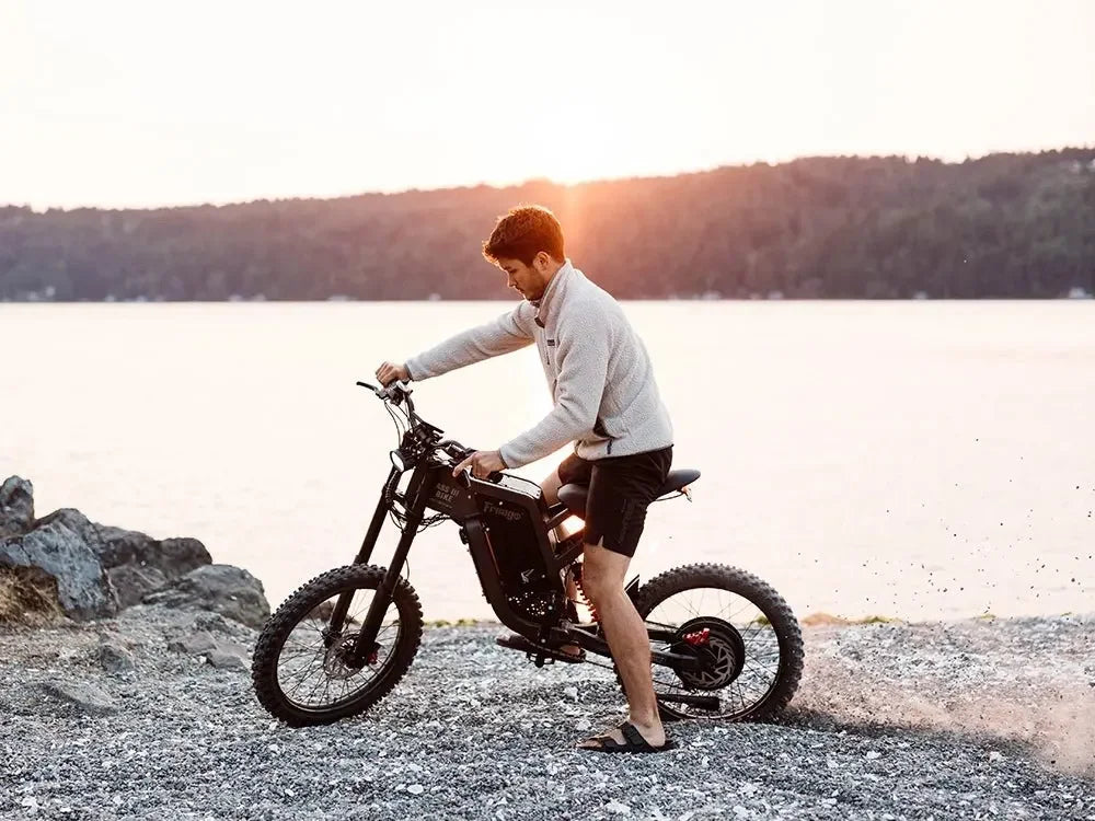 Freego X2 Pro E-bike 6000W 60V 30Ah 19*2.0 Mtb Tire Electric Bicycle All Terrain Hydraulic Brake Full Supspension Electric Bike RISE DEFENSE SYSTEMS.AI PRODUCTS