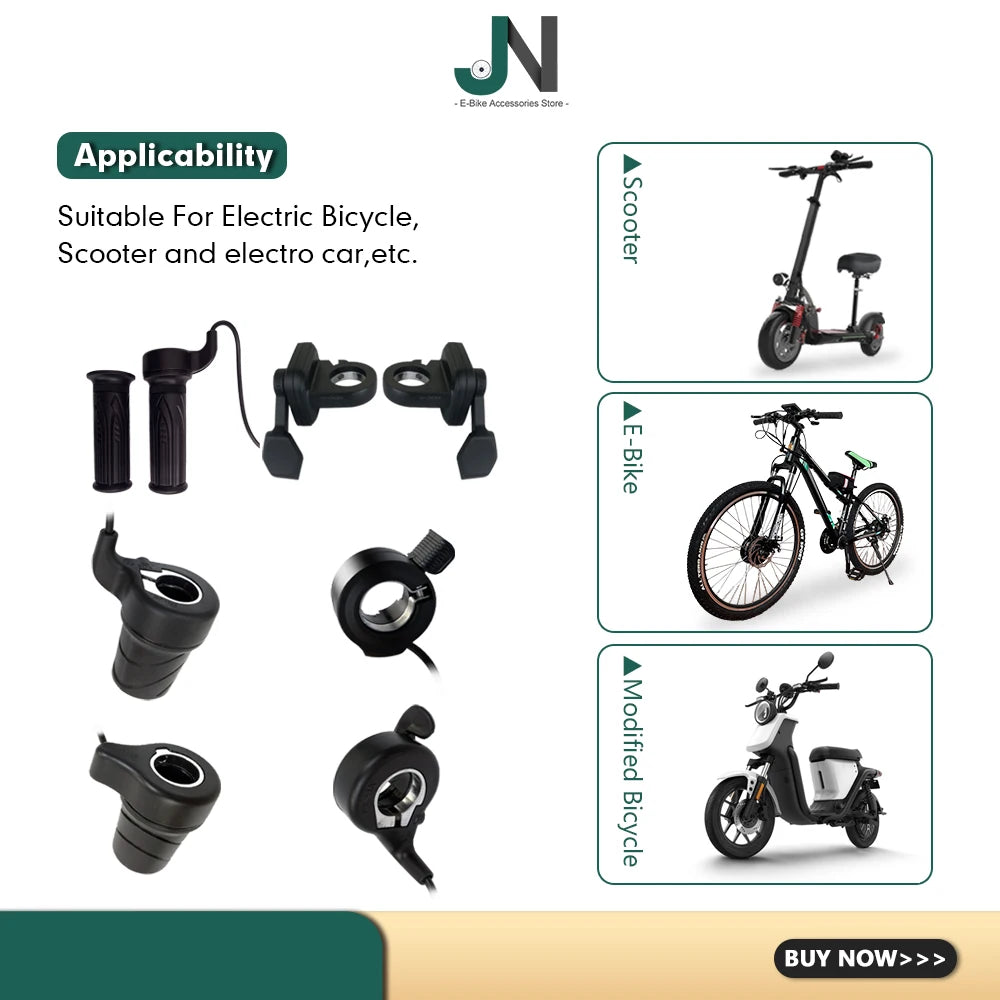 Ebike WUXING Thumb Throttle 21X/130X/108X/20X/76X Left/Right Hand Accelerator For Electric Bicycle Conversion Kit RISE DEFENSE SYSTEMS.AI PRODUCTS