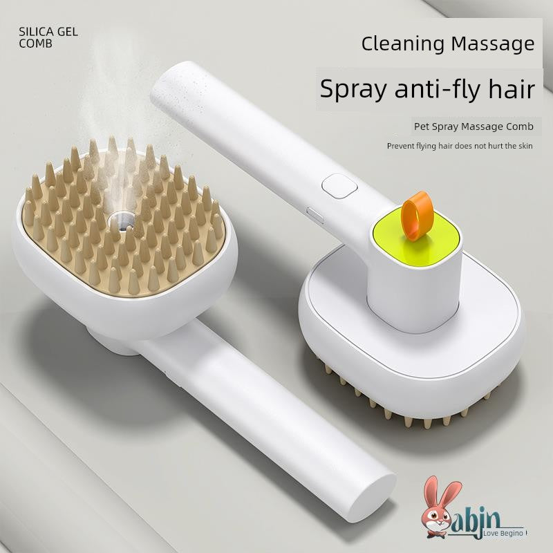 Pet Spray Comb Electric Massage Float Hair Cleaning Dogs and Cats Soft Tooth Care Steam Comb Anti-Flying Hair Cleaning Supplies RISE DEFENSE SYSTEMS.AI PRODUCTS