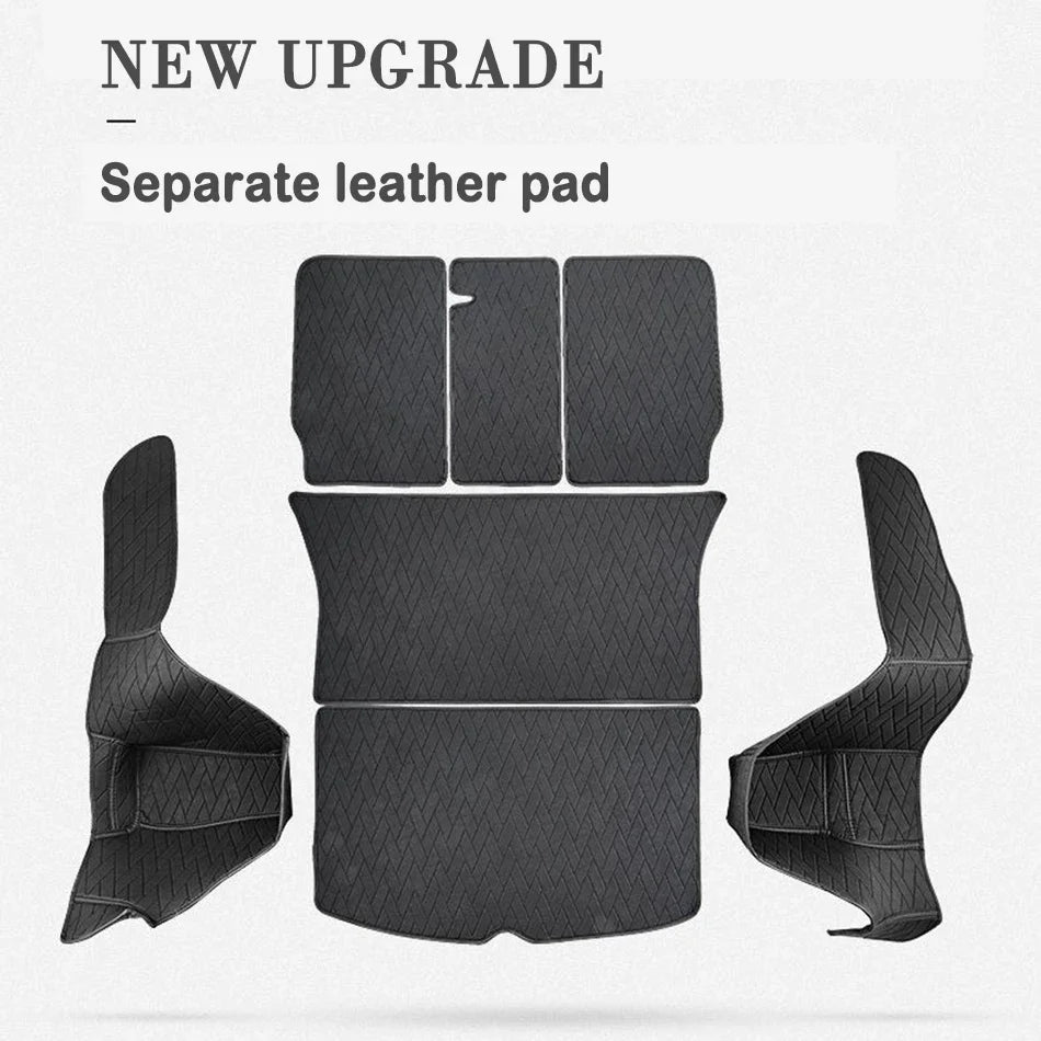 New Leather Trunk Mats Fully Surrounded Waterproof Non-Slip Liner Custom Floor mat for Tesla Model Y 3 Highland 2017 to 2024 RISE DEFENSE SYSTEMS.AI PRODUCTS