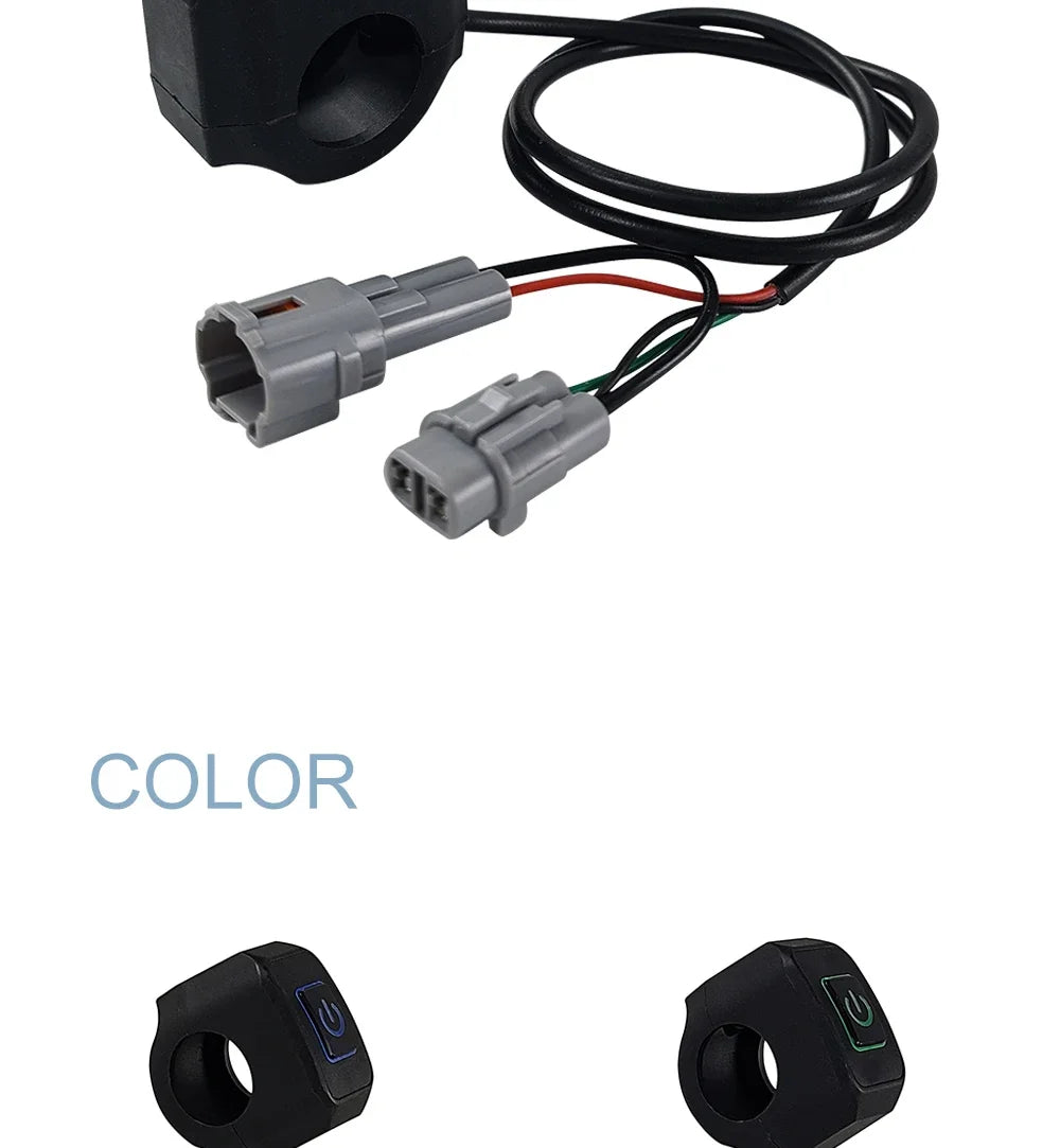 LINGQI RACING Modified Headlight Switch Control On Off Switches For TALARIA STING SURRON SUR RON Light Bee X Dirt Pit Bike Parts RISE DEFENSE SYSTEMS.AI PRODUCTS