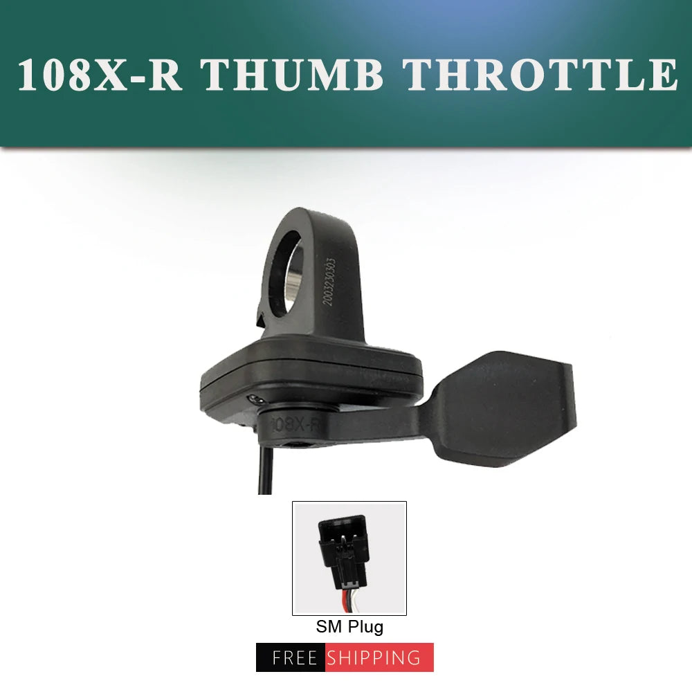 Ebike WUXING Thumb Throttle 21X/130X/108X/20X/76X Left/Right Hand Accelerator For Electric Bicycle Conversion Kit RISE DEFENSE SYSTEMS.AI PRODUCTS