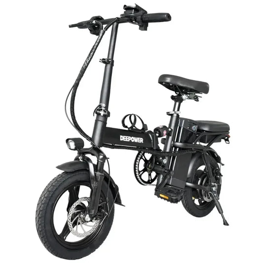 Electric Bike For Adults 600W Peak Motor, 20 Mph Folding Ebike, 14" Adults Electric Bicycles,3 Levels Assist,Multi-Shock Ebike, RISE DEFENSE SYSTEMS.AI PRODUCTS