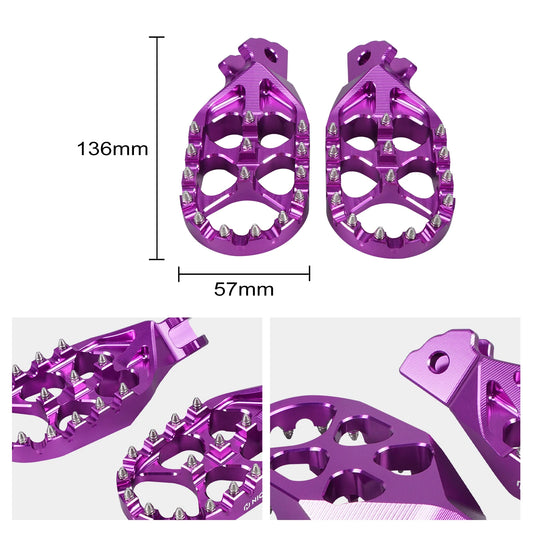 For Sur-Ron Light Bee X S L1E Surron Electric Dirt Bike Enlarged Foot Pegs Footrest Footpegs For Segway X160 X260 2024 2023 2022 RISE DEFENSE SYSTEMS.AI PRODUCTS