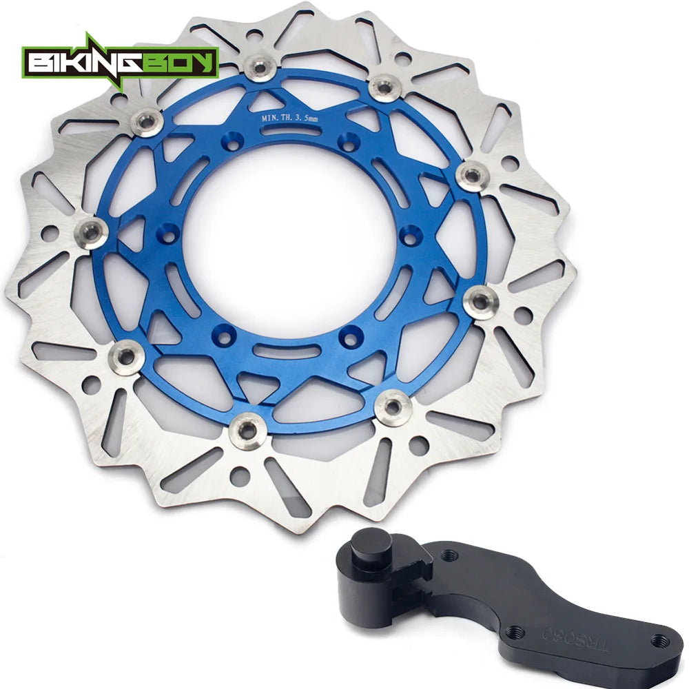 320mm Front Brake Disc Rotor Bracket WR250F 01-22 WR450F 03-22 YZ250F 01-06 02 04 05 YZ450F 03-07 YZ125 YZ250 WR125 WR250 98-07 RISE DEFENSE SYSTEMS.AI PRODUCTS
