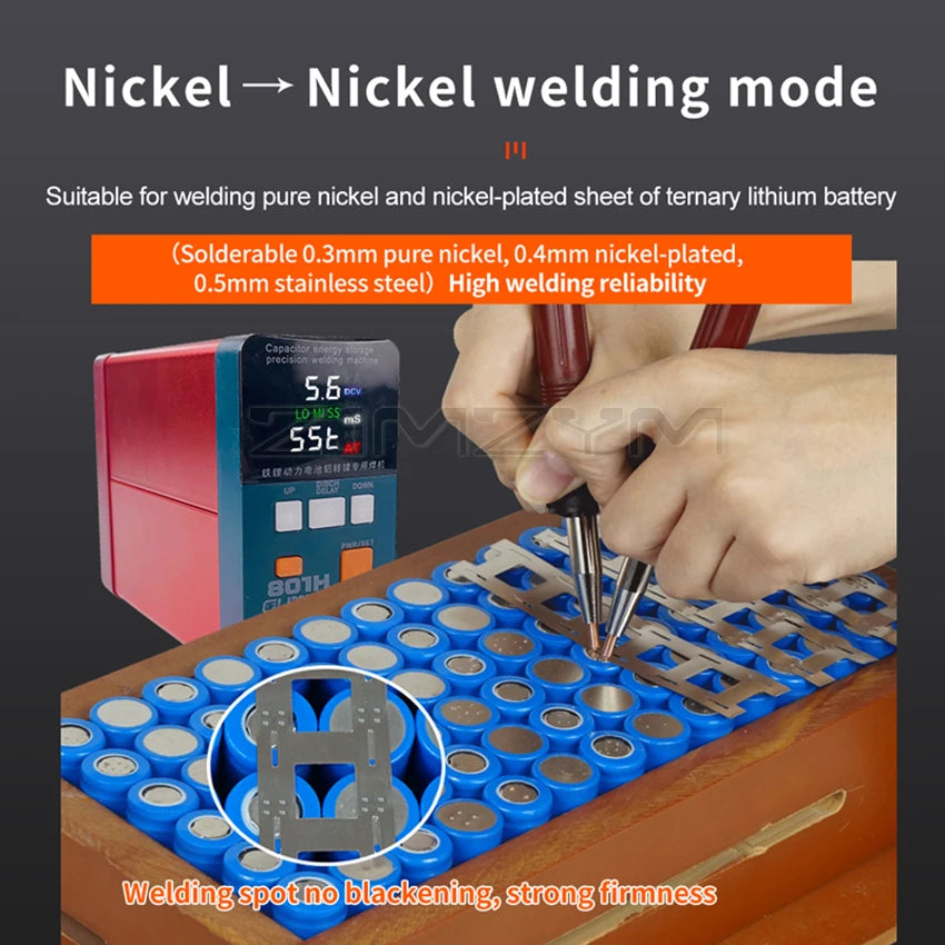 801H Spot Welding Machine 21KW 3500A Pulse Butt Welder 110-240V Power Battery Aluminum Nickel Single Battery Spot Welder RISE DEFENSE SYSTEMS.AI PRODUCTS
