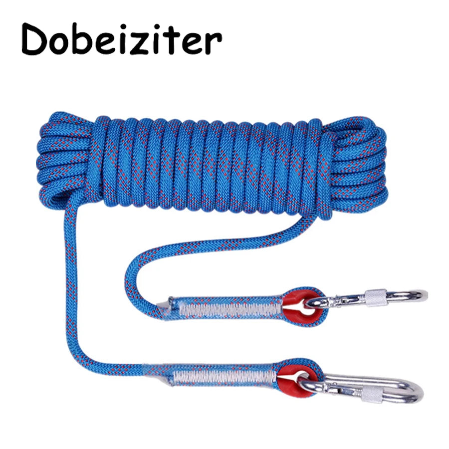 Thickened 10m Safety Life Rope Climbing Rope Static Rock Mountaineering Rope Outdoor Survival Fire Escape Car Rescue RISE DEFENSE SYSTEMS.AI PRODUCTS