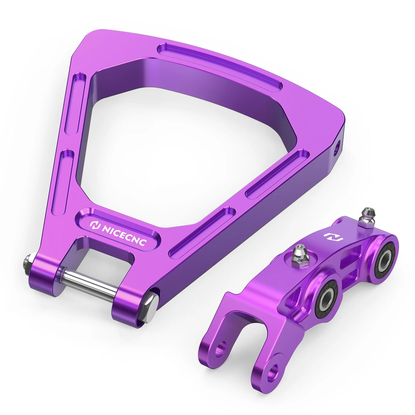 NICECNC For 2024 Surron Light Bee X S L1E Reinforced Triangle Rear Link Bracket Rear Suspension Linkage Kit For Segway X160 X260 RISE DEFENSE SYSTEMS.AI PRODUCTS