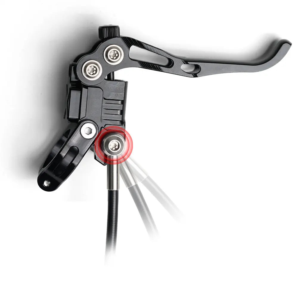 IIIPRO Vertical Cylinder MTB Brake 4 Piston Hydraulic Disc Brake Bicycle for Full Internal Cable Layout AM DH Mountain Bike NEW RISE DEFENSE SYSTEMS.AI PRODUCTS