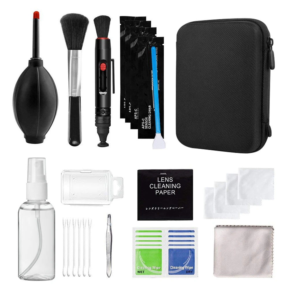 Professional Full Frame Sensor Cleaning Kit Camera Cleaning Kit for FF DSLR & Mirrorless Cameras w/Sensor Cleaning Swabs & Case RISE DEFENSE SYSTEMS.AI PRODUCTS