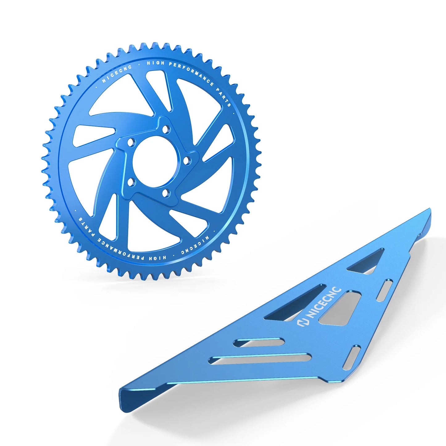 For Surron Light Bee X S L1E NICECNC Electric Dirt Bike 58T Rear Sprockets Chain Guard Cover Protector Kit For Segway X160 X260 RISE DEFENSE SYSTEMS.AI PRODUCTS
